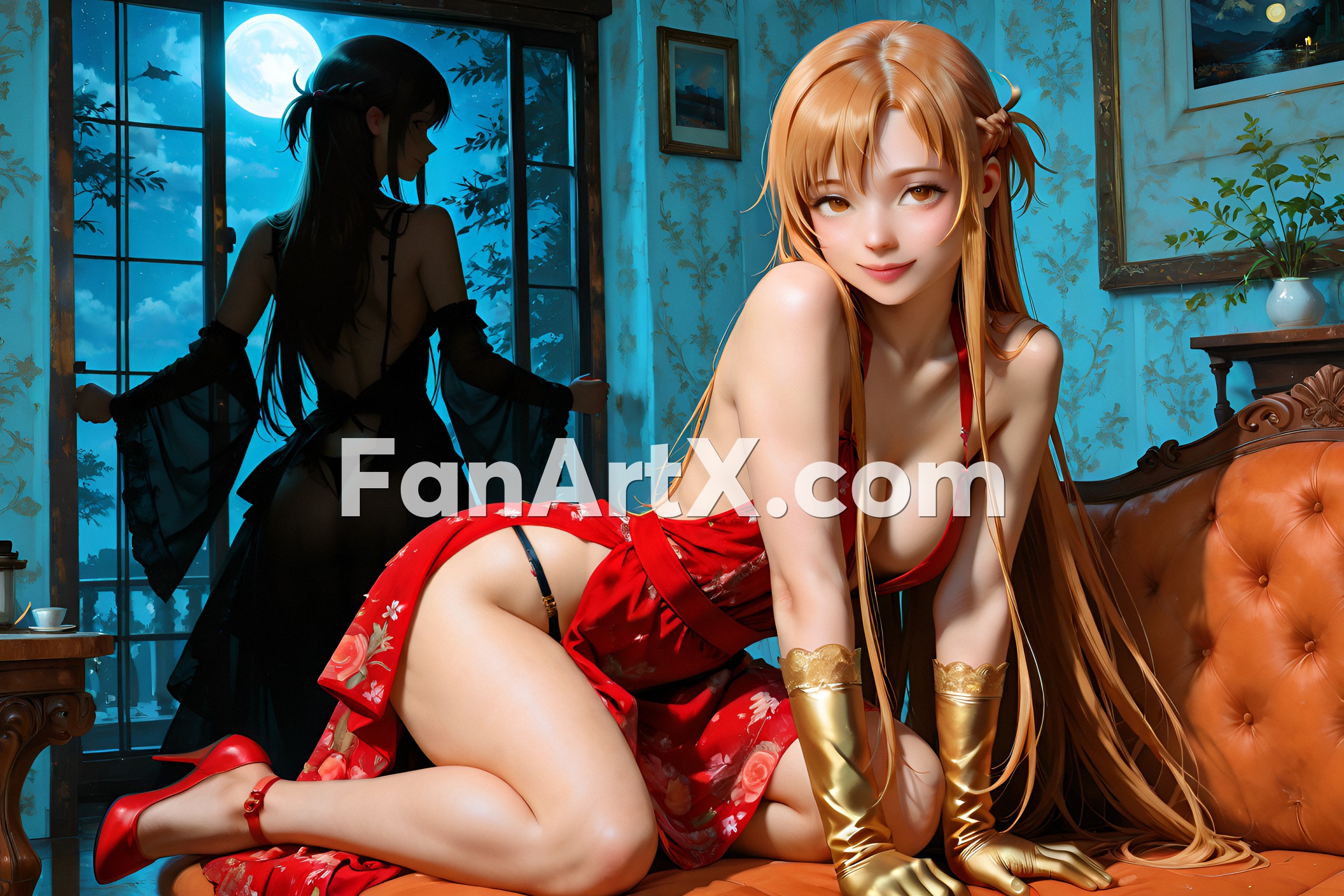 Sao Asuna Yuuki Fanart - Sword Art Online character 3567188